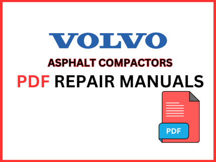 Volvo Asphalt Compactors PDF Repair Manuals